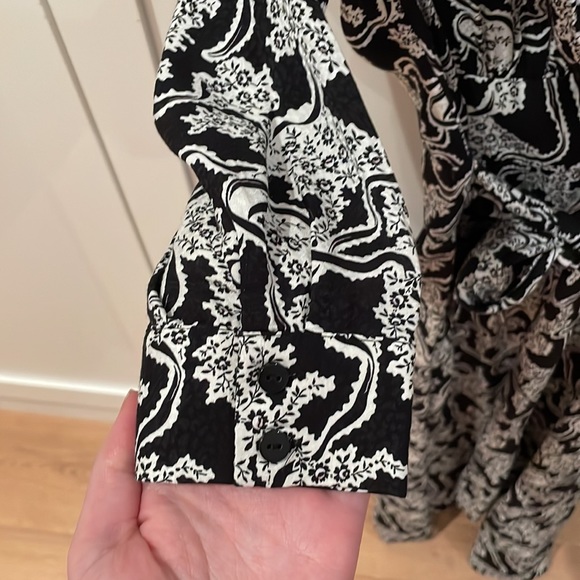 Ba&sh Wrap Front Dress Sz 1 - Picture 6 of 9